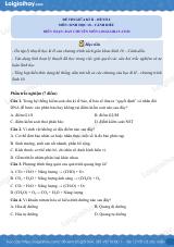 Đề thi giữa kì 2 Sinh 10 Cánh diều - Đề số 4